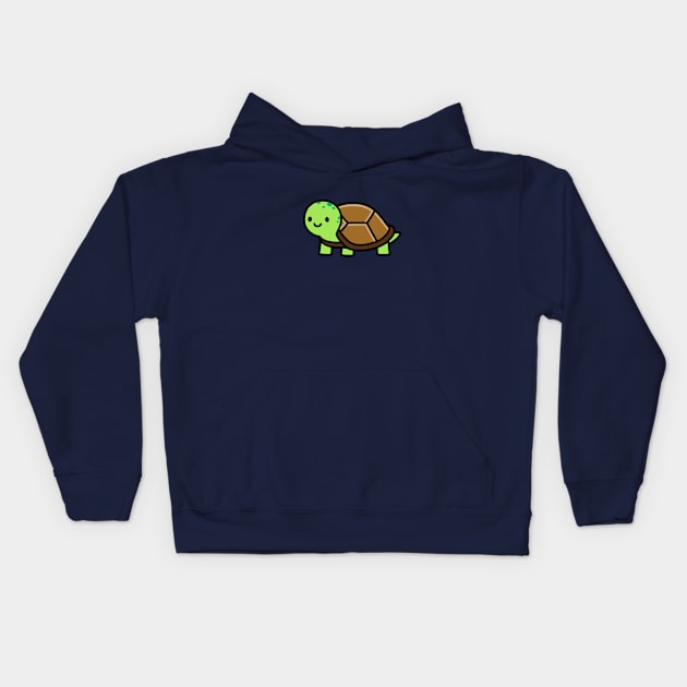 Turtle Kids Hoodie by littlemandyart